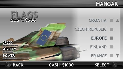 M.A.C.H. Modified Air Combat Heroes screenshot 3 for PSP